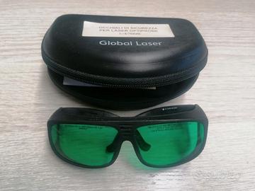 Occhialini laser verdi