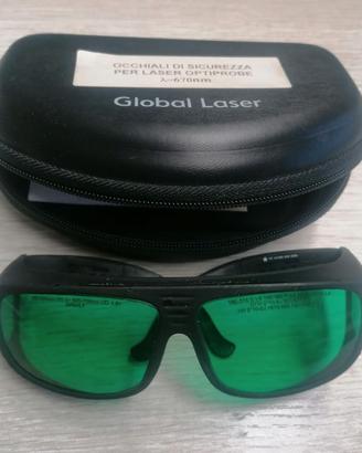 Occhialini laser verdi