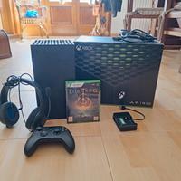 Xbox Series X + controller + Elden Ring + cuffie 