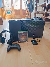 Xbox Series X + controller + Elden Ring + cuffie 