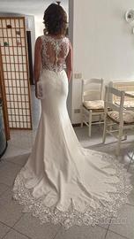 Abito da sposa a sirena nuovo mai utilizzato