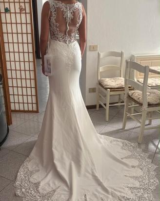 Abito da sposa a sirena nuovo mai utilizzato