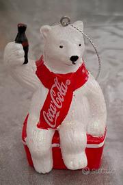 Addobbo natalizio orso polare coca cola