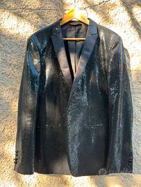 Giacca uomo paillettes 1 bottone