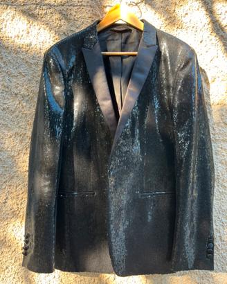 Giacca uomo paillettes 1 bottone