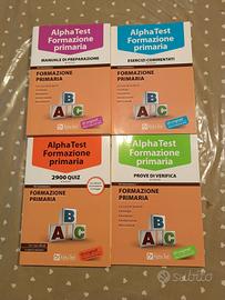 4 libri Alpha test formazione primaria
