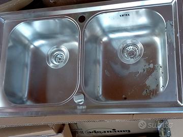 lavello inox 2 vasche