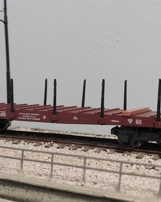 Rivarossi 2108 FS Carro pianale trasporto rotaie