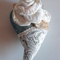 Cuore in stoffa decorazione