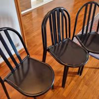 Sedie Palucco 222, set di 4 sedie