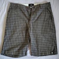 Pantaloncini Converse S, bermuda marroni a scacchi