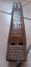 Flauto doppio in legno 