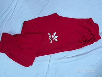 Pantaloni mod.felpa Adidas dí cotone elasticizzato
