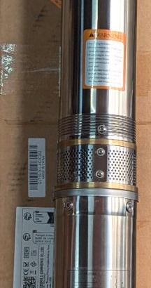 Pompa acqua sommersa pozzo 84m 1,1kW 1,5CV 400l/h