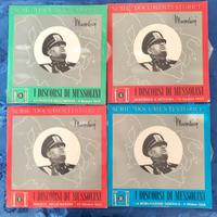 Discorsi di Mussolini 4 Lp Serie Documenti Storici
