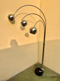 Lampada da terra ad arco vintage