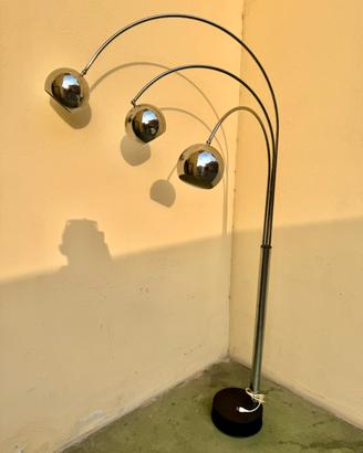 Lampada da terra ad arco vintage