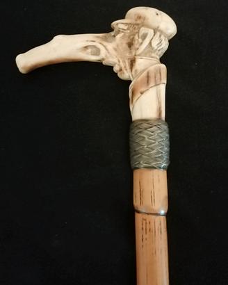 antico bastone da passeggio raro