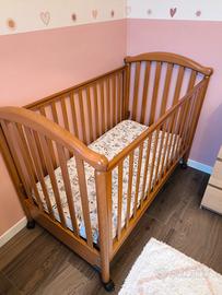 lettino culla pali con vano