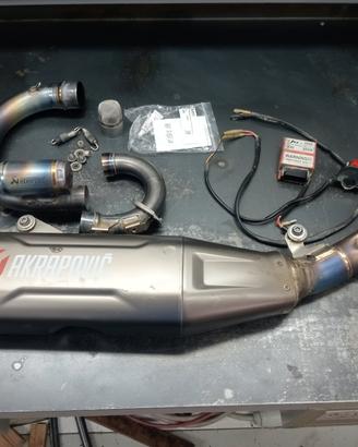 scarico Akrapovic centralina JD Yamaha yzf 250 