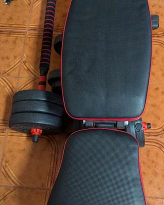 Panca e Pesi da Max 40 KG Componibili