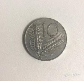 10 lire spiga 1952 moneta repubblica italiana