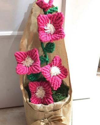 Fermaporta a macramé