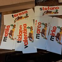 
nutella nomi adesivi 18 pz nome vasetto persona 