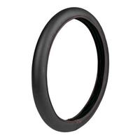 Coprivolante Elasticizzato Similpelle Nero Rosso