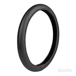 Coprivolante Elasticizzato Similpelle Nero Rosso