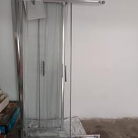 box doccia cristallo con accessori