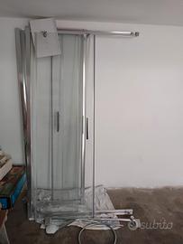 box doccia cristallo con accessori