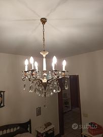 Lampadario vintage 6 luci