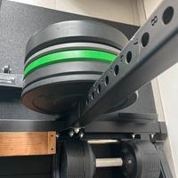 Pesi bumper, manubri e panca