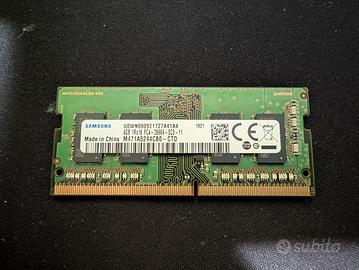 SAMSUNG RAM SODIMM 4GB 2666MHZ