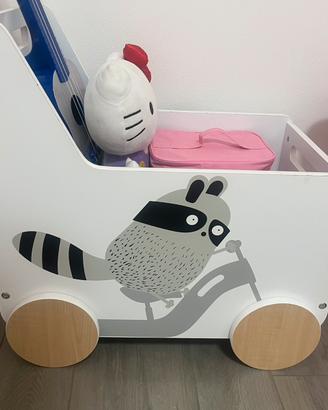 Portagiochi baule kinderkraft