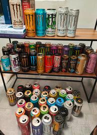 collezione lattine monsters Energy drink 