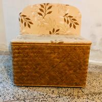 PANCA CONTENITORE BOHO - VINTAGE IN BAMBU'