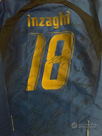 Maglia calcio Inzaghi nazionale autografata