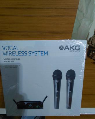 coppia di microfono(dual)akg
