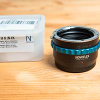 Adattatore NOVOFLEX FUX/NIK (Nikon F a Fujifilm X)