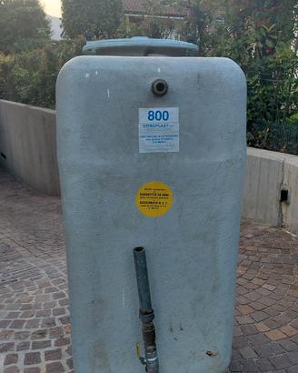 vasca 800 litri acqua potabile