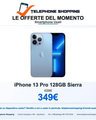 Apple iPhone 13 Pro 128GB Sierra