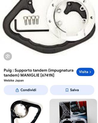 Maniglione serbatoio x passeggero. Poiiii x bmw
