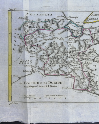 Carta de La focide e La Doride, 1793-94
