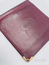 Portafoglio Cartier vintage in pelle