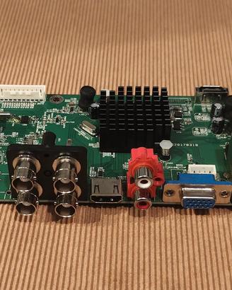 Scheda VIDEOSORVEGLIANZA DVR IP 4CH 1080P NVR CCTV