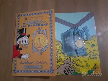Primo cent di zio Paperone argento e bronzo