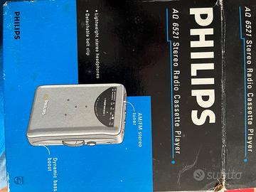 Stereo radio cassette portatile