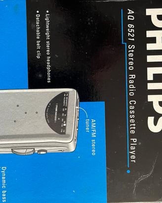 Stereo radio cassette portatile